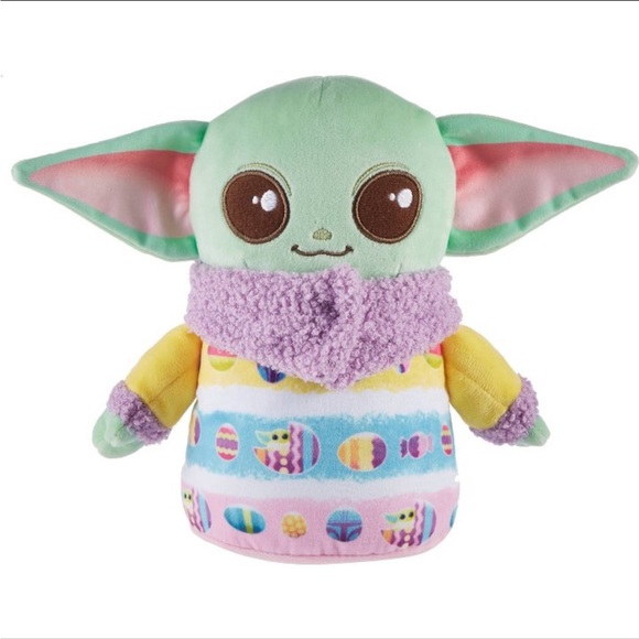 Disney Other - Star Wars the Mandalorian Grogu Easter Plush Disney Mattel